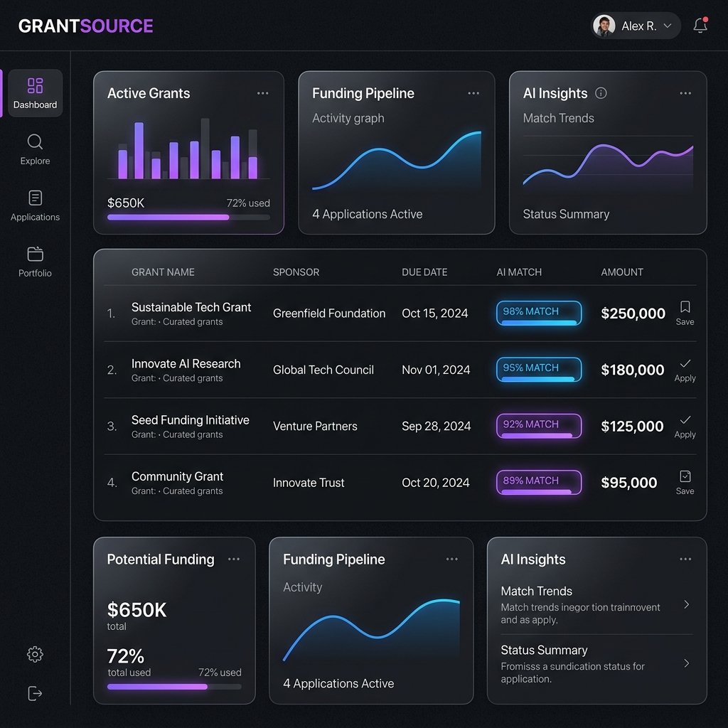 AI Grant Dashboard